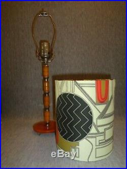 0846 G. F. Clarice Cliff Pair of Art Deco Bakelite Lamps