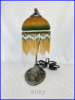 14 Art Deco Table UL Listed Portable Lamp E161499 Vintage Antique Glass Shade