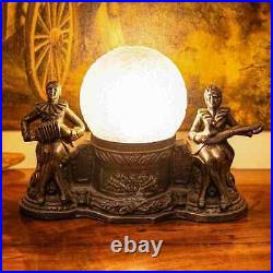 1900's Art Deco Frankart Jester Musician Table Lamp