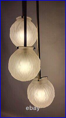 1920-1930 Art Deco Suspension / Art Deco During Lamp 1920-1930