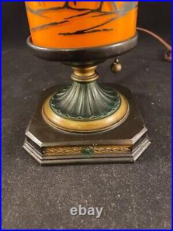 1920-30 Art Deco original boudoir lamp