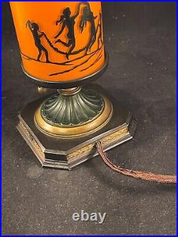 1920-30 Art Deco original boudoir lamp