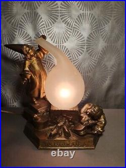 1920 ALCHEMISTS Art Deco Night Light Lamp