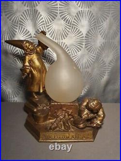 1920 ALCHEMISTS Art Deco Night Light Lamp