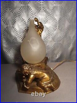 1920 ALCHEMISTS Art Deco Night Light Lamp