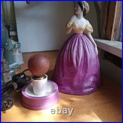 1920 Fulper Pottery Cytherea Doll Boudoir Perfume Lamp Good Working Condition