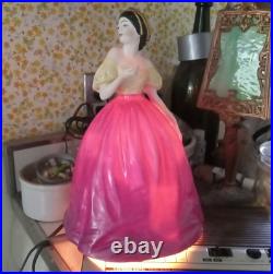 1920 Fulper Pottery Cytherea Doll Boudoir Perfume Lamp Good Working Condition