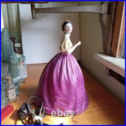 1920 Fulper Pottery Cytherea Doll Boudoir Perfume Lamp Good Working Condition