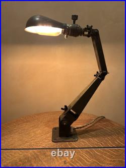 1920's American Fixture Co. Industrial Lamp Light Art Deco Hubbell Factory