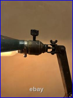 1920's American Fixture Co. Industrial Lamp Light Art Deco Hubbell Factory