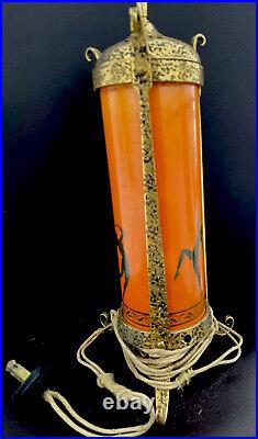 1920's Art Deco Devilbiss Vanity Perfume Lamp-glass Large Excellent