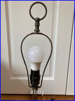 1920's Art Deco Uranium Glass Table Lamp