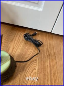 1920's Art Deco Uranium Glass Table Lamp