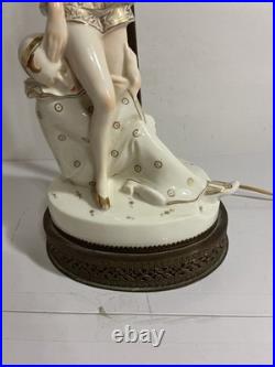 1920's Stunning Tedesco Art Deco Wolfgang Schwartzkopff Aschermittdagen Tb Lamp