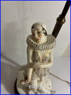 1920's Stunning Tedesco Art Deco Wolfgang Schwartzkopff Aschermittdagen Tb Lamp