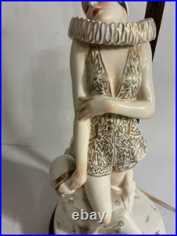 1920's Stunning Tedesco Art Deco Wolfgang Schwartzkopff Aschermittdagen Tb Lamp