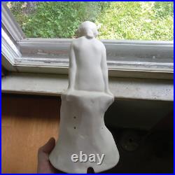 1920s ORIGINAL FULPER POTTERY ART DECO THE BROOK PERFUME LAMP SHADE SCARCE