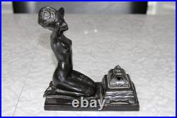 1923 Ronson Art Deco Nude Female Incense Burner Not Frankart Lamp