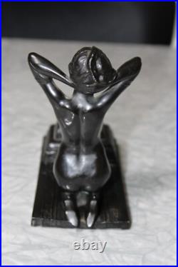 1923 Ronson Art Deco Nude Female Incense Burner Not Frankart Lamp