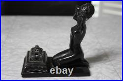 1923 Ronson Art Deco Nude Female Incense Burner Not Frankart Lamp