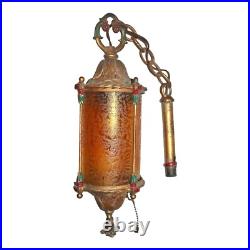 1928 Art Deco Hanging Moroccan Lamp