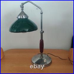 1930 Art Deco Banker Lamp