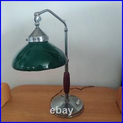 1930 Art Deco Banker Lamp