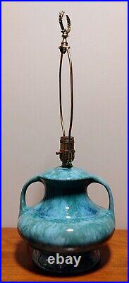 1930's Art Deco Canadian Pottery Lamp Medalta Potteries No. 16 Glazed Ceramic