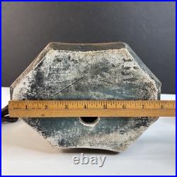 1930's Art Deco Chalkware Wishing Well Lamp P. Incrocci Pittsburgh WORKS