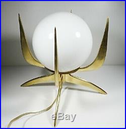 1930´s Art Deco Crown Solid Brass Table Lamp Ornament Working 100 %