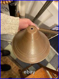 1930's Arts & Crafts Era Small Hand Hammered Copper Lamp