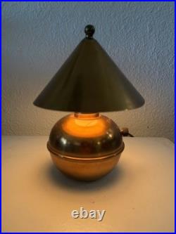 1930's DECO copper glow lamp by Ruth Gerth for Chase Brass and Copper Company