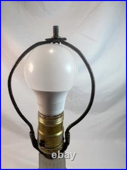 1930s ART DECO Boudoir Lamp FROSTED GLASS McKee Attrib REWIRED