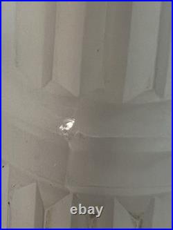 1930s ART DECO Boudoir Lamp FROSTED GLASS McKee Attrib REWIRED