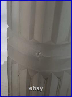 1930s ART DECO Boudoir Lamp FROSTED GLASS McKee Attrib REWIRED