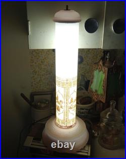 1930s ART DECO EUREKA TEA CO ALL-LITE SKYSCRAPER BOUDOIR LAMP WORKING CONDITION