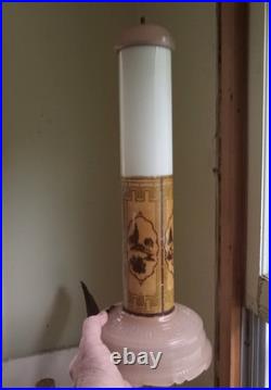 1930s ART DECO EUREKA TEA CO ALL-LITE SKYSCRAPER BOUDOIR LAMP WORKING CONDITION