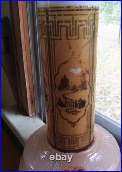 1930s ART DECO EUREKA TEA CO ALL-LITE SKYSCRAPER BOUDOIR LAMP WORKING CONDITION