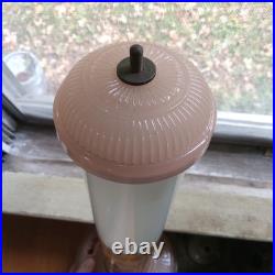 1930s ART DECO EUREKA TEA CO ALL-LITE SKYSCRAPER BOUDOIR LAMP WORKING CONDITION