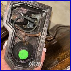 1930s ART DECO-FIGUERAL HARLEQUIN CLOWN BOUDOIR LAMP WITH BRAIN GLOBE