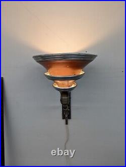 1930s ART DECO Wall Lamp Sconce Edward Kent Design for Railley Corp Lighting