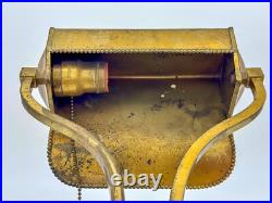 1930s Art Deco Brass Desk Lamp Sculptural Arm Modernist Design Heavy Patina 1930s Art Deco Brass Desk Lamp Sculptural Arm Modernist Design Heavy Patina