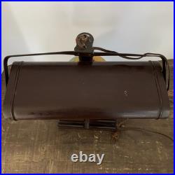 1930s Art Deco World Globe Desk Lamp Organizer Works Vintage