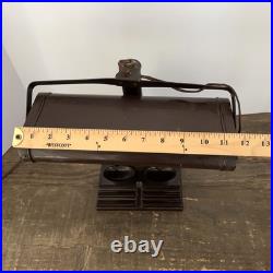 1930s Art Deco World Globe Desk Lamp Organizer Works Vintage