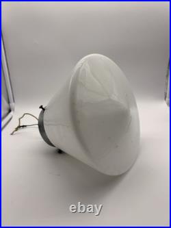 1930s Bauhaus Pendant Light Opaline Industrial Ceiling Lamp Marianne Brandt NICE