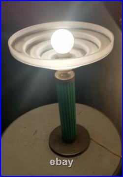 1930s Modernist Art Deco Lamp