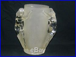 1932 Art Deco Aladdin Electric Lamp G-163 Double Nude Frosted Glass Base Only