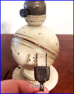 1933 Art Deco Saturn Lamp Fully Working Original Paint