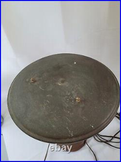 1936 M. G. Wheeler Art Deco Flying Saucer Working Metal Lamp