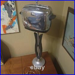 1950s Vintage Art Deco Toaster Repurposed Lamp